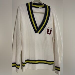 Anthropology preppy sweater